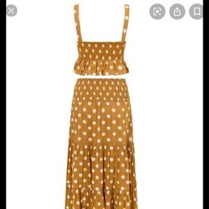 Goodnight Macaron Top and Skirt set size Small